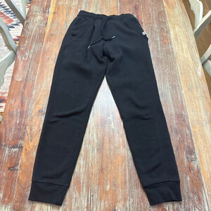 Monument Black Joggers Small Mens Cozy Sweatpants Athletic Comfy